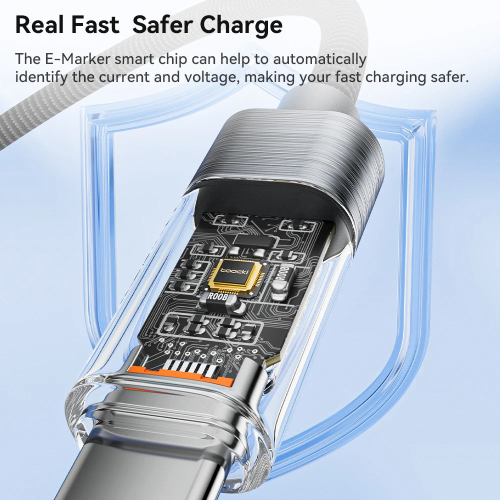 Transparent USB Type-C Cable
